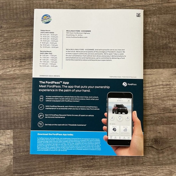 2021 FORD SPORT - ORIGINAL CAR SALES INFO BROCHURE CATALOG BOOKLET - Picture 2 of 2